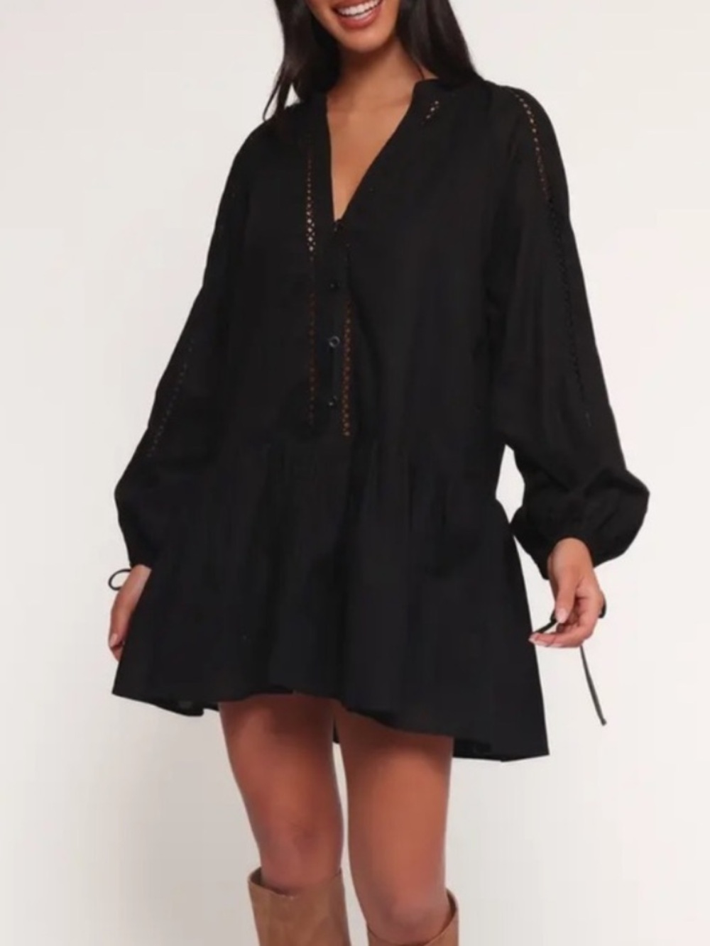 Petal & Pup Hart long sleeve Mini Dress